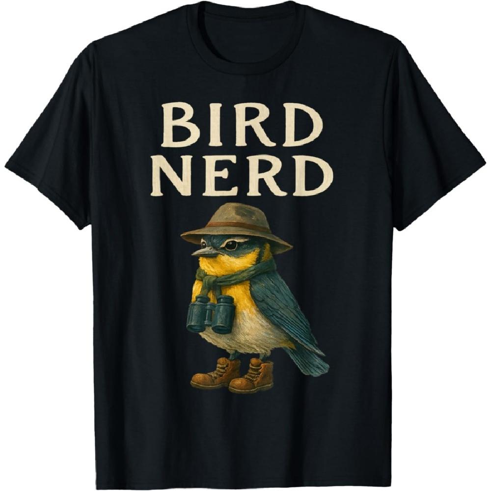 

Bird Nerd Birding Bird Watching Watcher T-Shirt S