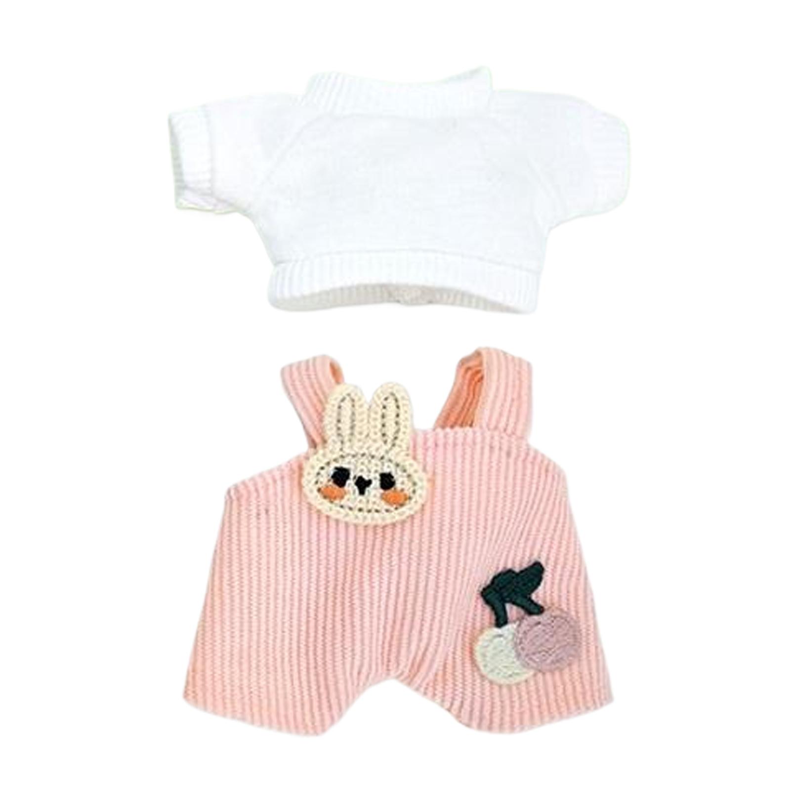 

2piece Cute Pink Doll Clothes Set For Dress Up Dolls Accessories P Doll Clothes For Doll