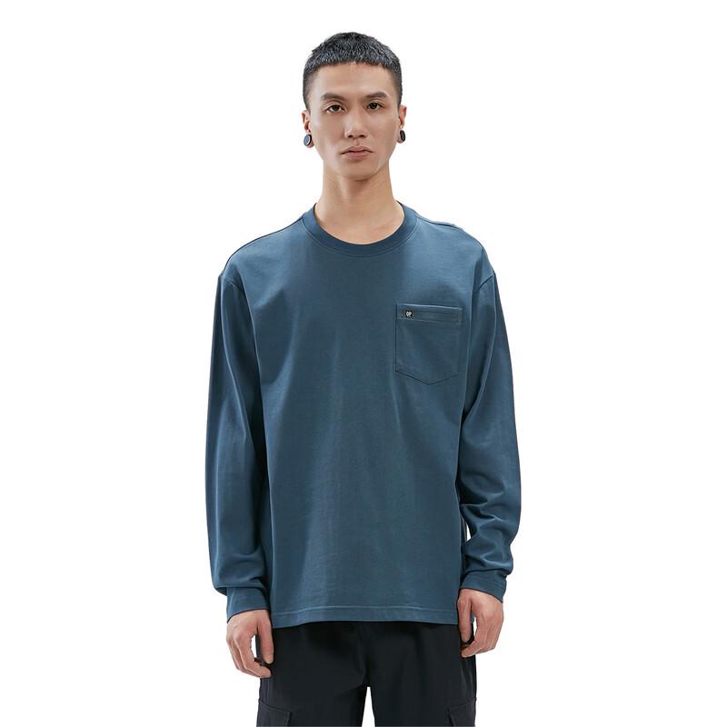 OVERPROTECTION Men s Cotton Crew Neck Long Sleeve T-Shirt 2XL