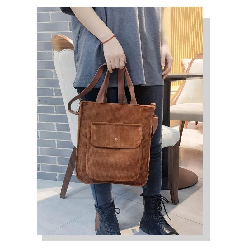 Simple Versatile Literary Large-capacity Shoulder Crossbody Bag