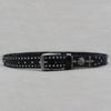 New Style of Personalized Pointed Spike Rivet Cowhide Belt, Cross Skull Decorative Hardware, INS Style