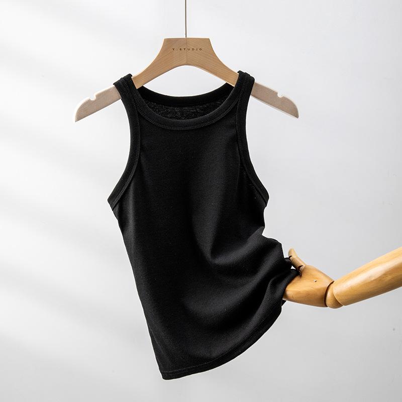 Pure Cotton Markless Outer Vest Spring and Summer New Beautiful Back Wrapping Small Suspender Without Steel Bandeach Inner Top