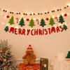 DIY Handmade LED String Light Decorated Holiday Hanging Home Room Ambient Hanging  Background Pull Flag Banner Pendant Lights