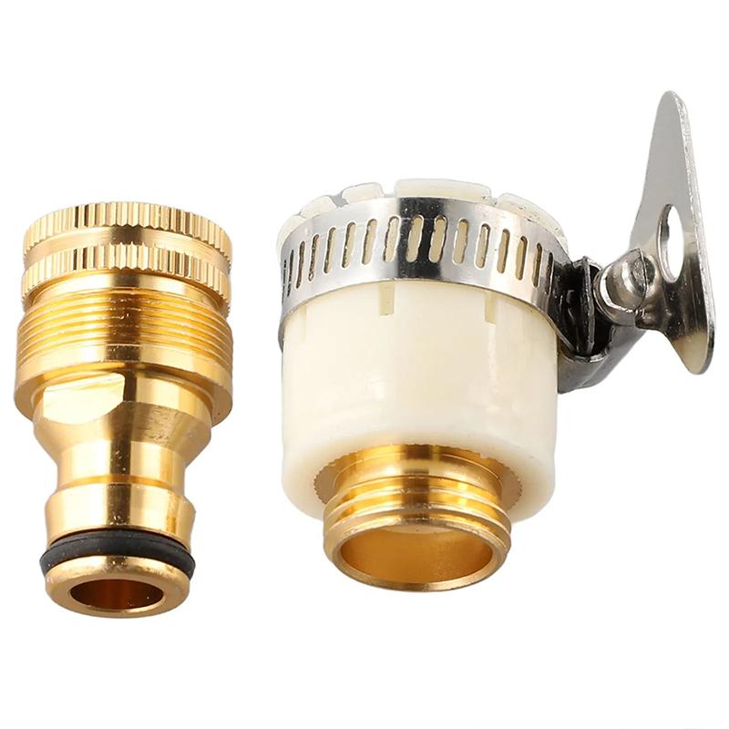 Tap Connector Garden Water Hose Pipe Fitting Faucet Adapter Watering Garden Tools 1Pcs Universal Hose Tap Adapters Faucet
