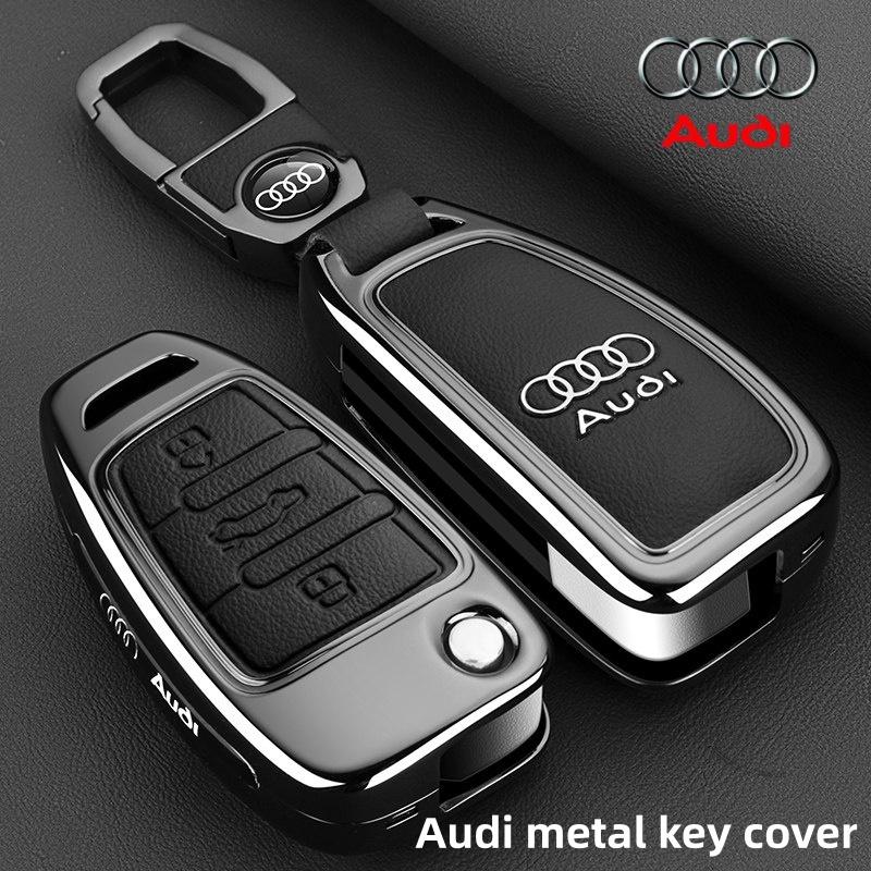 For Audi 8V2026New Zinc Alloy Car Remote Key Case Cover Shell for Audi A1 A3 A4 8P 8L 8V A5 B6 B7 A6 A7 C5 C6 Q3 Q5 Q7 4F S3 S4 S6 Rs3 Tt