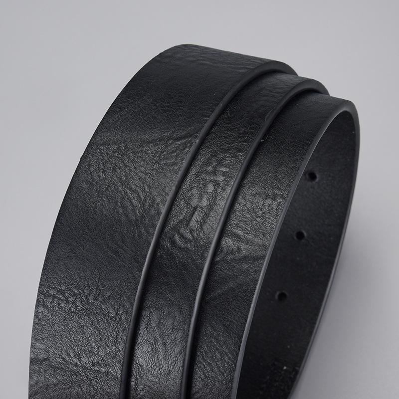 Belt Men'S Trendy Men'S Pu Men'S Belt Retro Casual Belt Men'S Belt Premium Sense