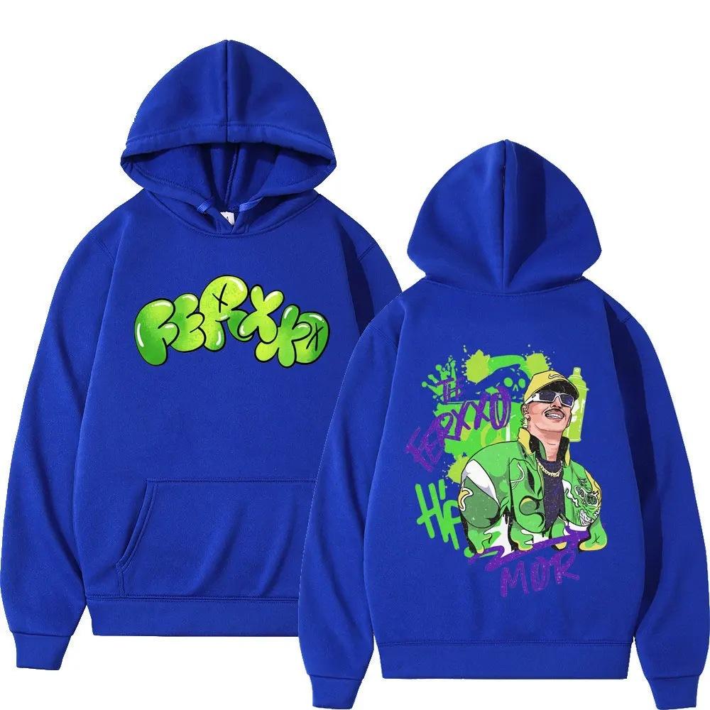 Rapper Feid Ferxxo's hoodies for men and women, sweatshirts for both genders, streetwear, hip-hop style for autumn and winter