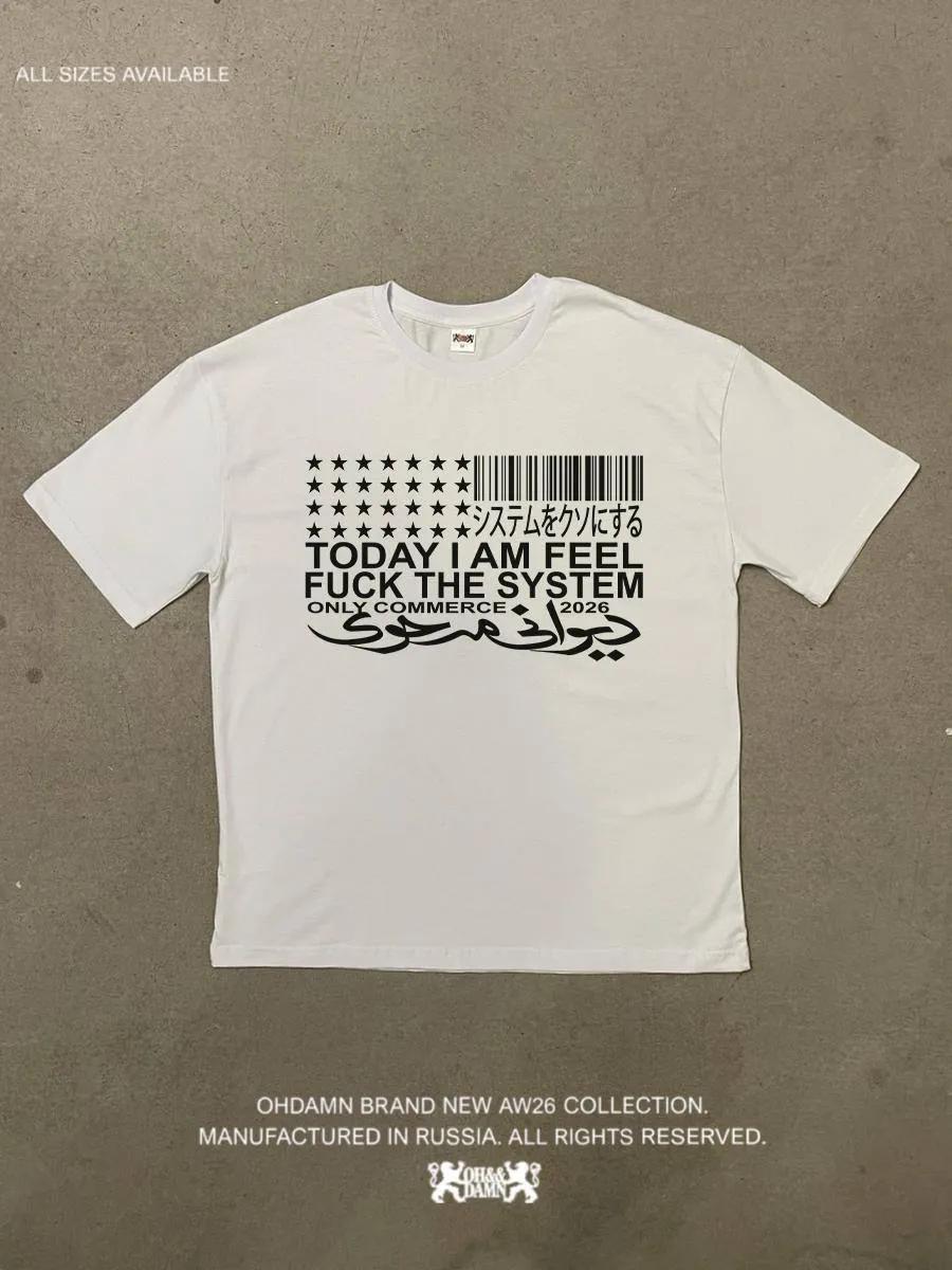 Футболка в стиле Y2K 2XL