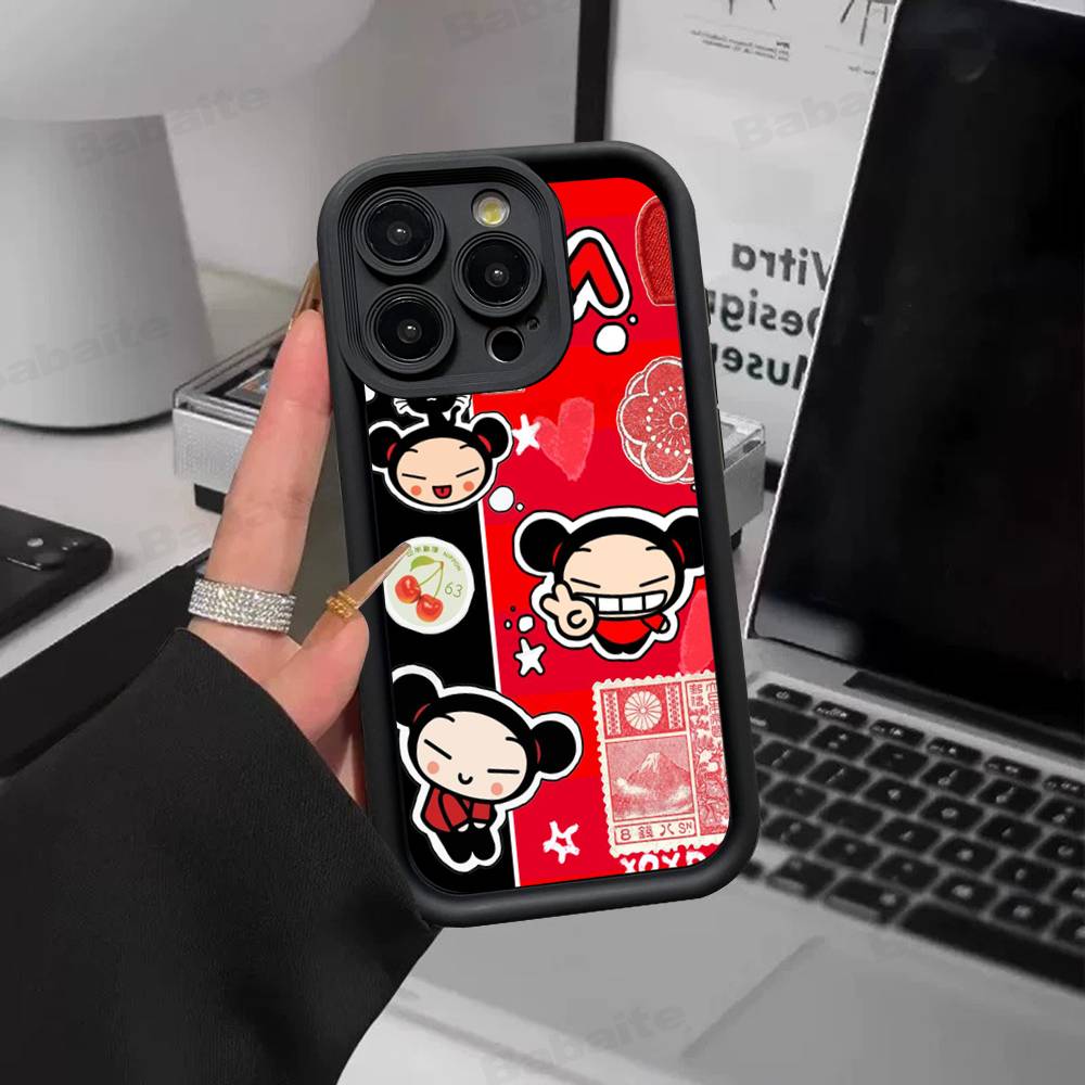 

Phone Case Popular Artifact P-Pucca For Xiaomi Redmi Note 14 13 12s 12 11 10 9s 9 8 7 A5 Pro Plus 4G 5G Soft TPU Back Cover Redmi Note 10 4G