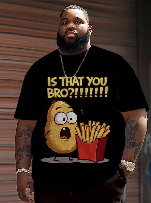 

Men s Funny Potato T-Shirt Is That You Bro French Fries Pun Graphic Tee Top S разноцветный