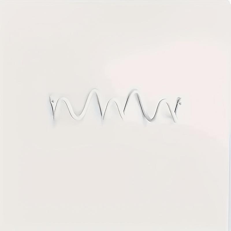 

Креативные металлические настенные крючки с волнообразным дизайном Элегантные красные вешалки для одежды в скандинавском стиле с изящным изогнутым дизайном, Идеально подходят для организации дома, Декор для отеля