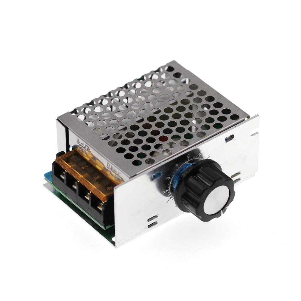 4000W SCR Voltage Regulator & Dimmer with Fuse and Outer Shell