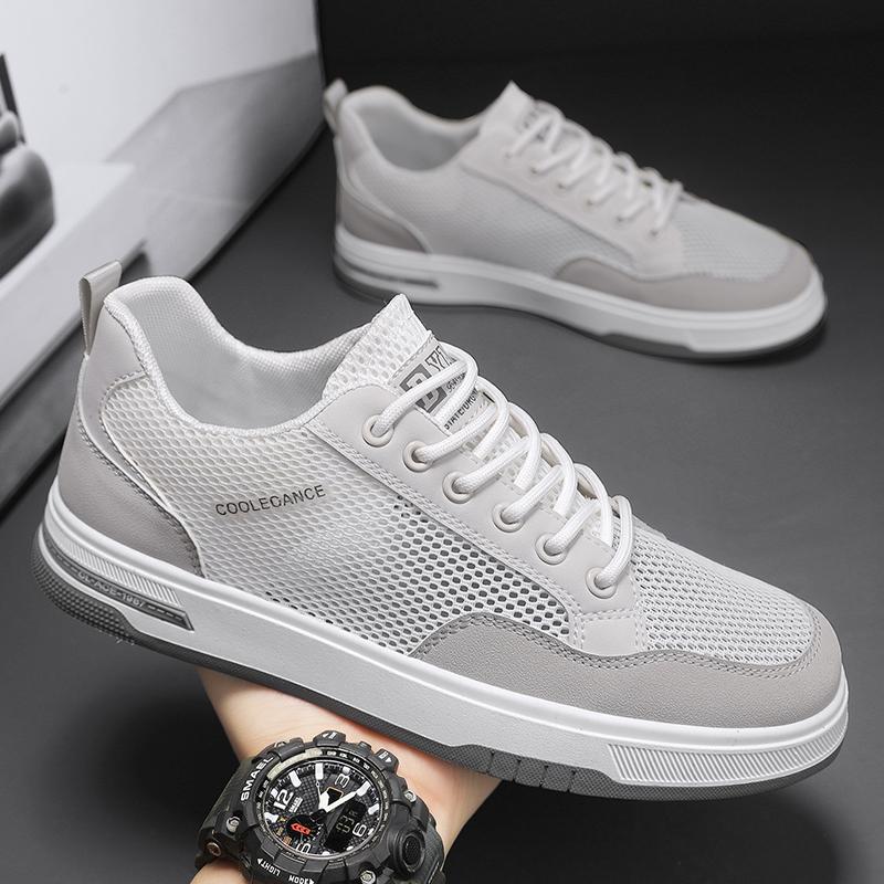 Summer Mesh Breathable Men's Casual Sneakers Outdoor Lightweight Walking Footwear Comfortable Board Shoes Anti Slip Sport Shoes