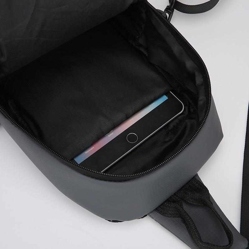 Nyl Chest Bag For Men Usb Charging Anti Theft Crossbody Bags Large Capacity Outdoor Travel Shoulder Messenger Bag Man