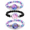 Girls Fashion KPop Demon Hunters Bracelets Beaded Wristband Cute Cartoon Figure Jewelry Accessories Women Children Sweet Gift