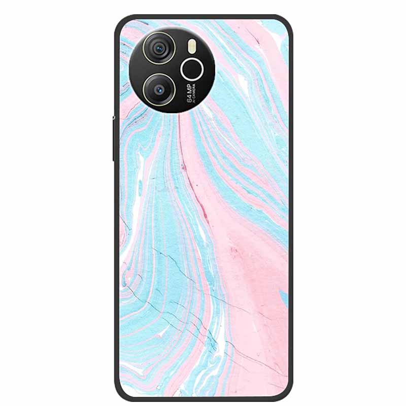 Case For Blackview Shark 8 TPU Soft Silicone Back Cover For Blackview Shark8 Phone Cases Marble Painted Colorful Bumper New Capa