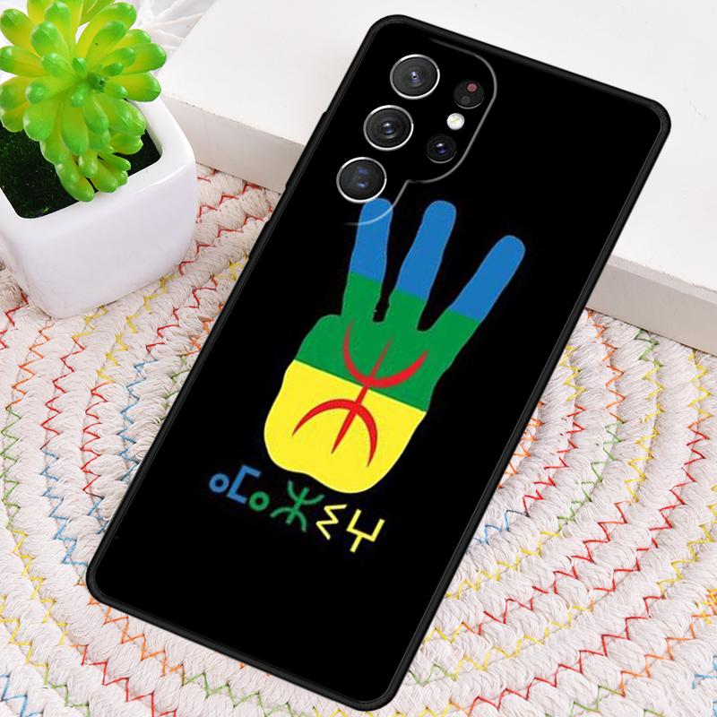 Amazigh Symbol Berber Academy Phone Case for Samsung Galaxy note 10 pro S26 Ultra S23 S24 FE S25 S21 S22 PLUS shockproof Cove