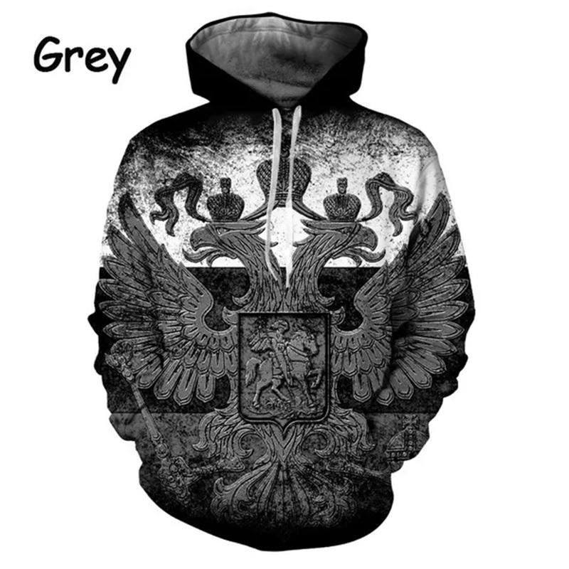 

Мужские толстовки с длинным рукавом с принтом российского флага 3D, пуловер, толстовка, повседневная, большого размера, мужская толстовка с капюшоном, индивидуальная уличная одежда XL