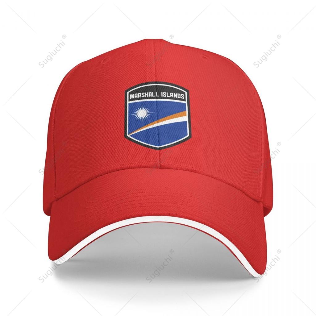 Multifunction Marshall Islands Flag Shield Sandwich Baseball Cap Unisex Sports Casual Caps Golf Hat Fishing Outdoors