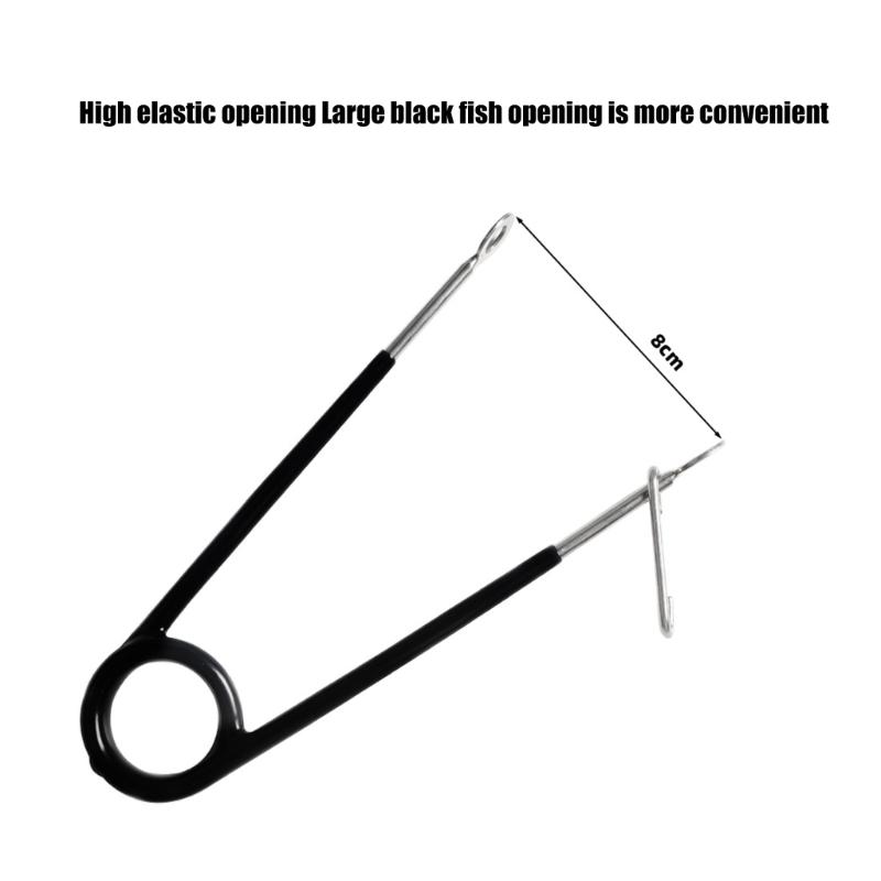2Pcs Freshwater Saltwater Fishing Tool Fish Mouth Jaw Spreader Opener Fish Hook Remover Stainless Steel Extractor