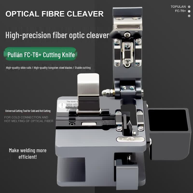 TOPULAN T6+ High-Precision Fiber Optic Cleaver