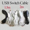 1PC USB Desk/Table Lamp Night Light Portable Light LED Touch Button Switch Power Cord USB Male To 2-pin 3-pin Connection Cable