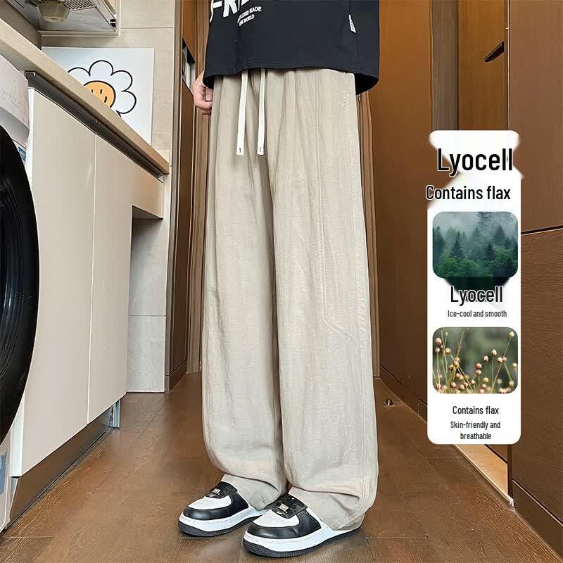 VUUG Men s Plus Size Lyocell Linen Casual Pants 3XL