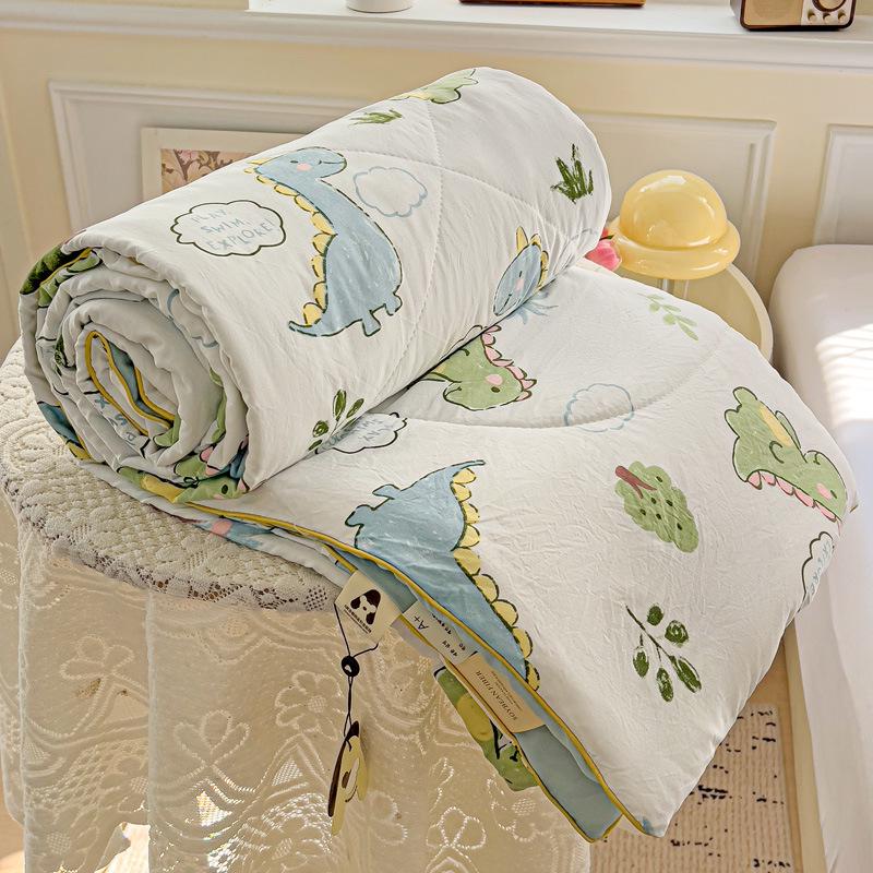 Πάπλωμα για καλοκαιρινή ψύξη από πλυμένο βαμβάκι και ίνες σόγιας κατηγορίας Α για μωρά