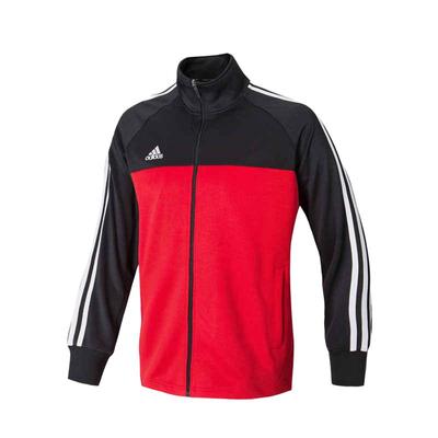 Veste Décontractée à Rayures Vestes Unisexe Noir Rouge TR60J1-BR