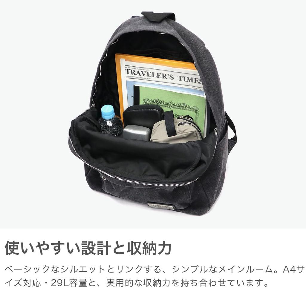 [X-girl] Canvas Daypack CANVAS DAYPACK 105244053010 BLACK ONE SIZE