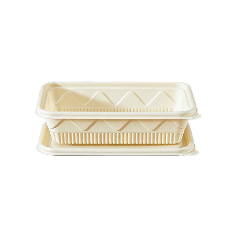 Jiwanggu 1000ml Biodegradable Rectangular Food Container