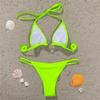Sexy Bandage Bikini Diamond Women's Swimsuit Popular Split Swimwear
