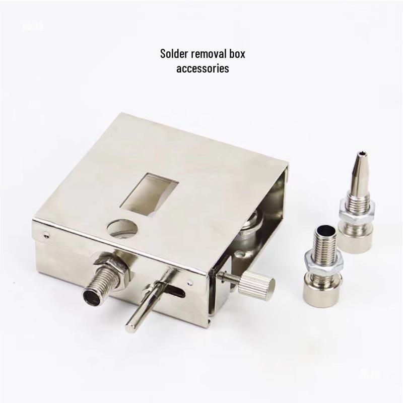 Automatic Soldering Machine Accessories: Iron Handle, Feed Tube, Feed Box, Gear, Nozzle, and Head