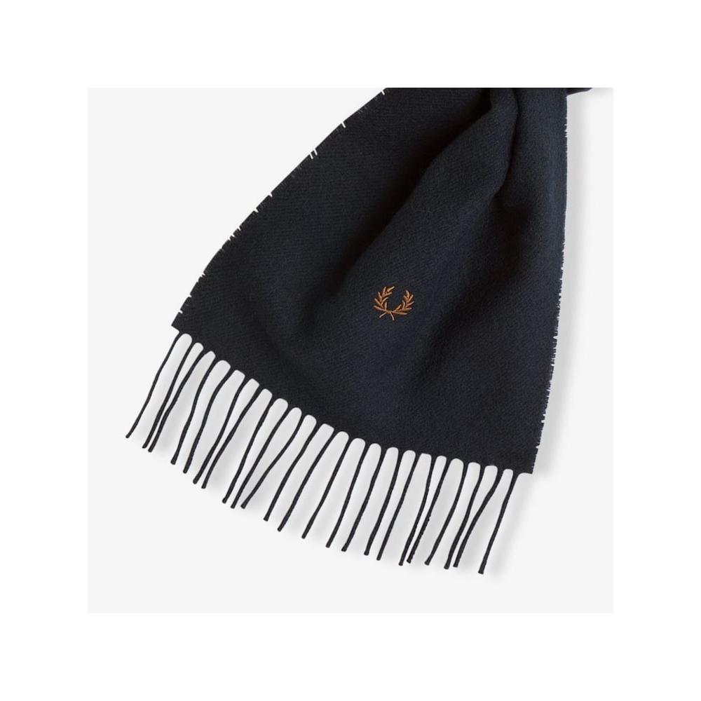 Fred Perry Lambswool Scarf   Navy Cfpu2434126 248 qzgCfpu2434126 248