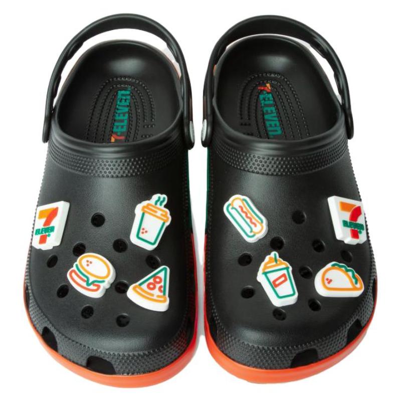 7-Eleven X Crocs EVA Non-Slip Durable Sports Sandals Men's Black