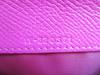 Authentic Salvatore Ferragamo Gancini Silver H/W Pink Leather Business Card Holder #b286  Open Box