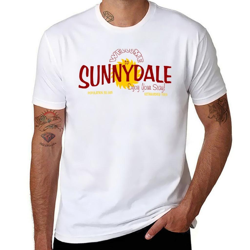 Buffy Willkommen in Sunnydale T-Shirt Mann T-Shirts für Männer Herren T-Shirt Baumwolle 100 T-Shirt