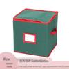 Custom Foldable Oxford Christmas Bauble Storage Box, 64 Grids, Detachable Decorative Organizer