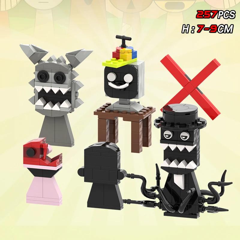 New I Sprunki Figures Building Blocks Dark Horror Sprunki Toy Set Simon Wenda Figure Construction Toy Xmas Easter Gift