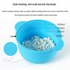 Silicone Folding Mask Bowl - Multi-functional Non-stick Wax Bean Bowl for Hair Removal