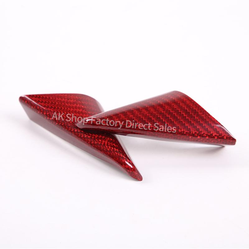 For Porsche 718/911 2012-2019 Inner A Pillar Triangle Decoration Frame Cover 100% Real Carbon Fiber Car Interior Accessories