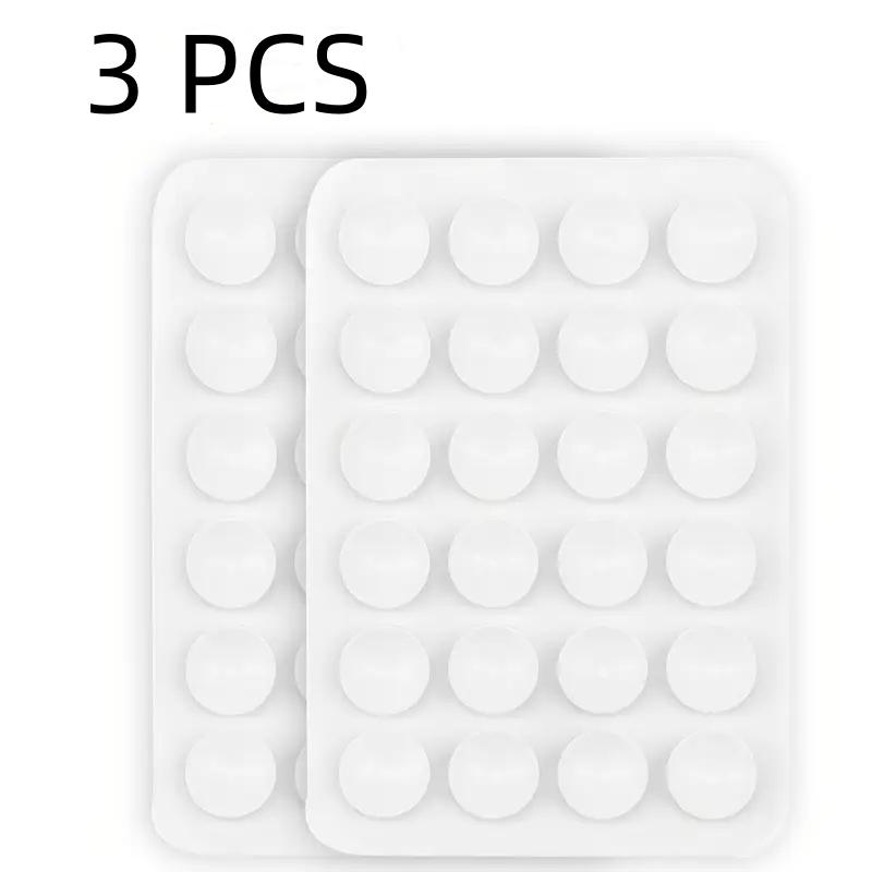 

3 шт. Силиконовые держатели для телефонов на присосках, квадратные односторонние 24 шт. Мобильная подставка