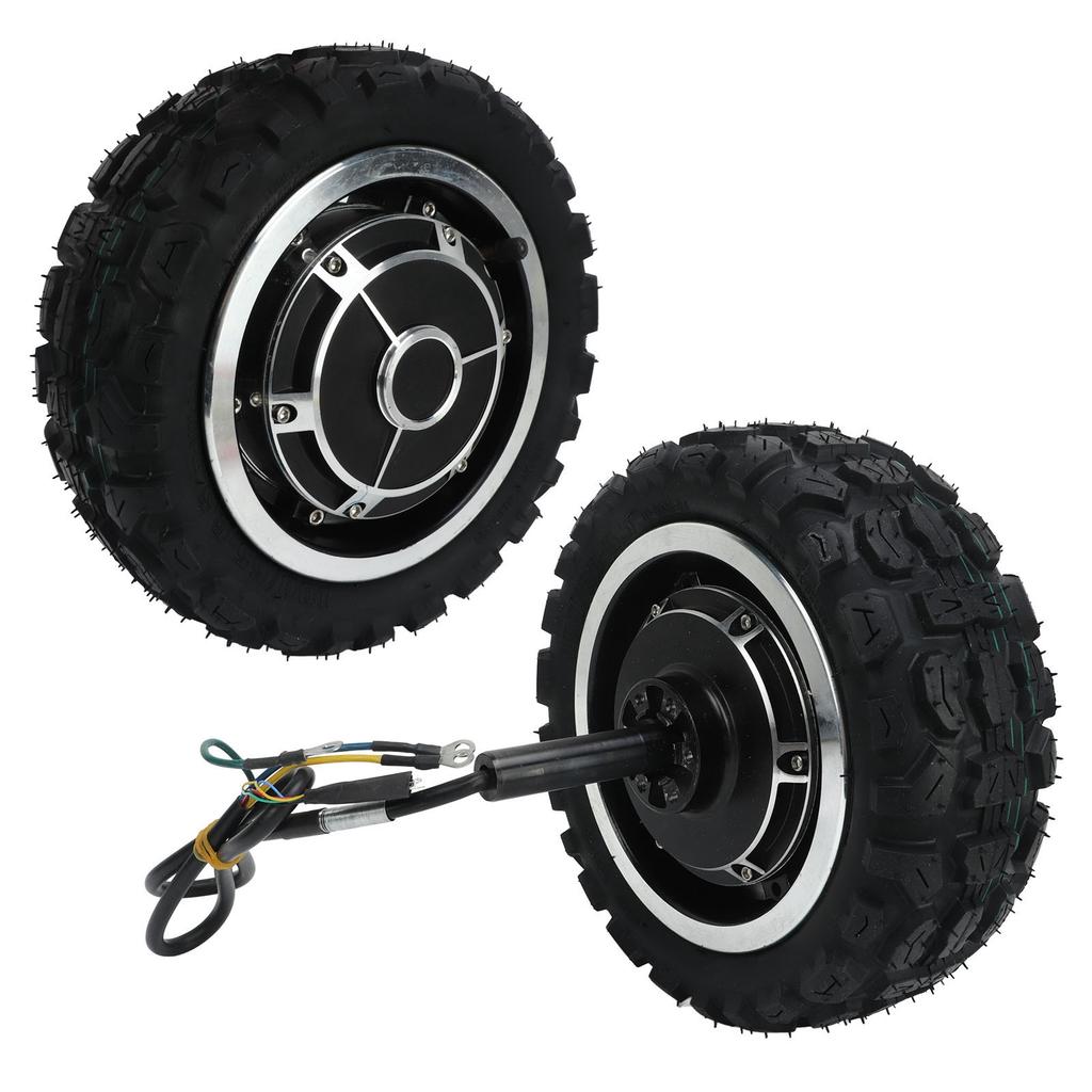 11-Zoll Radnabenmotor 36-72V 500W bis 2000W 1850 U/min 70 km/h Trommelbremse für Elektrofahrrad Motorrad Roller