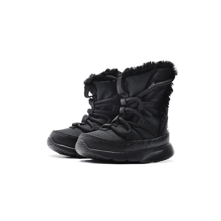 New Nike Venture Slip-Resistant Cushioning Wear-Resistant High-Top Running Shoes Black Infant And Toddler AQ9495-001