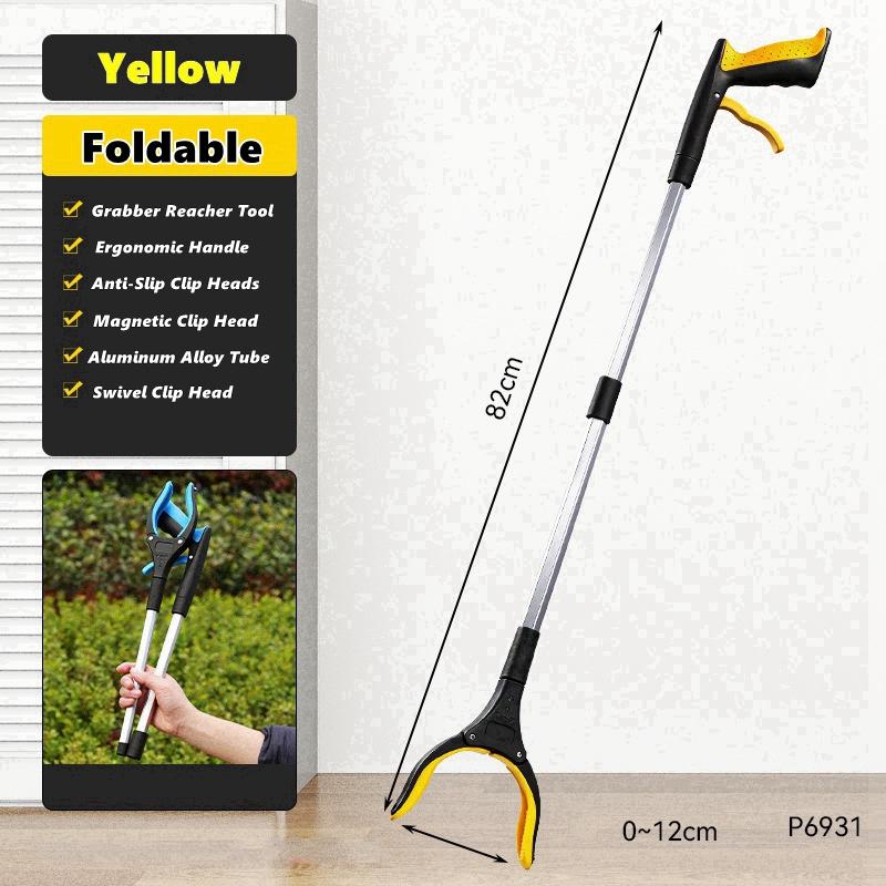 Multifunctional Foldable Collapsible Garbage Grabber Gripper Extender Litter Reachers Pickers Hand Tools Portable Pick Up Tools