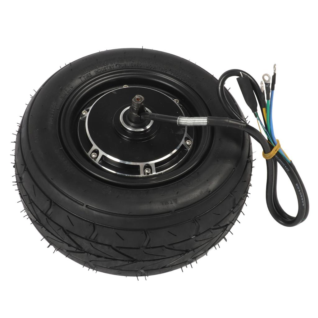 10palcový 48V‑72V 2000‑3000W Bezdušový Motor v Náboji s Vakuovou Pneumatikou Duální Hall Bezuhlíkový DC Motor s Kotoučovou Brzdou pro Elektrickou Motorku Skútr