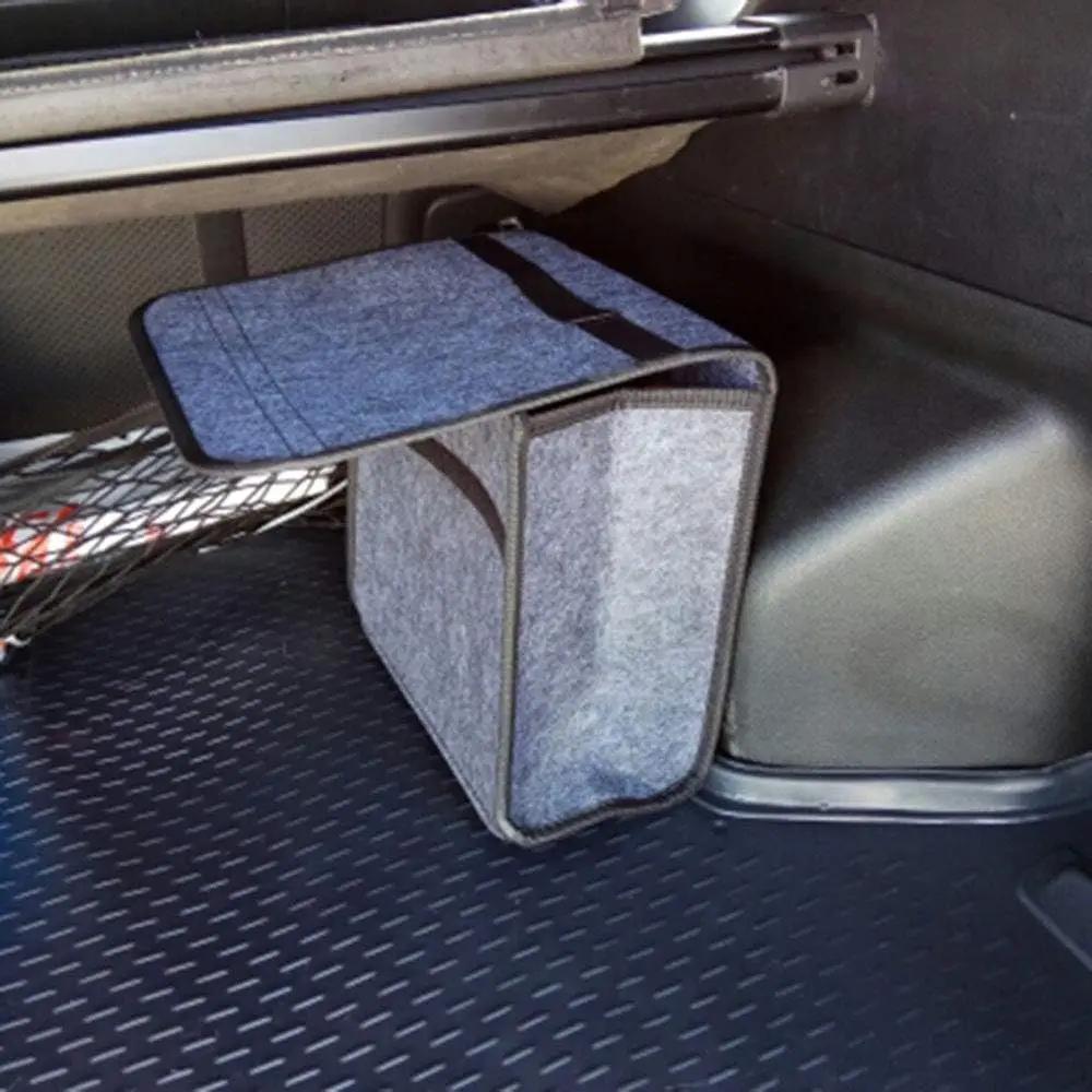 Car Storage Box Felt Small Trunk Storage Portable Car Foldable Storage Box