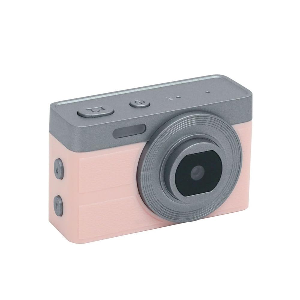 King KLIKKA Pink Keychain Miniature Digital Camera with LCD Retro MicroSD Card Support To 929344 Camera, 0.96-inch Screen, Design, (Up 32GB),