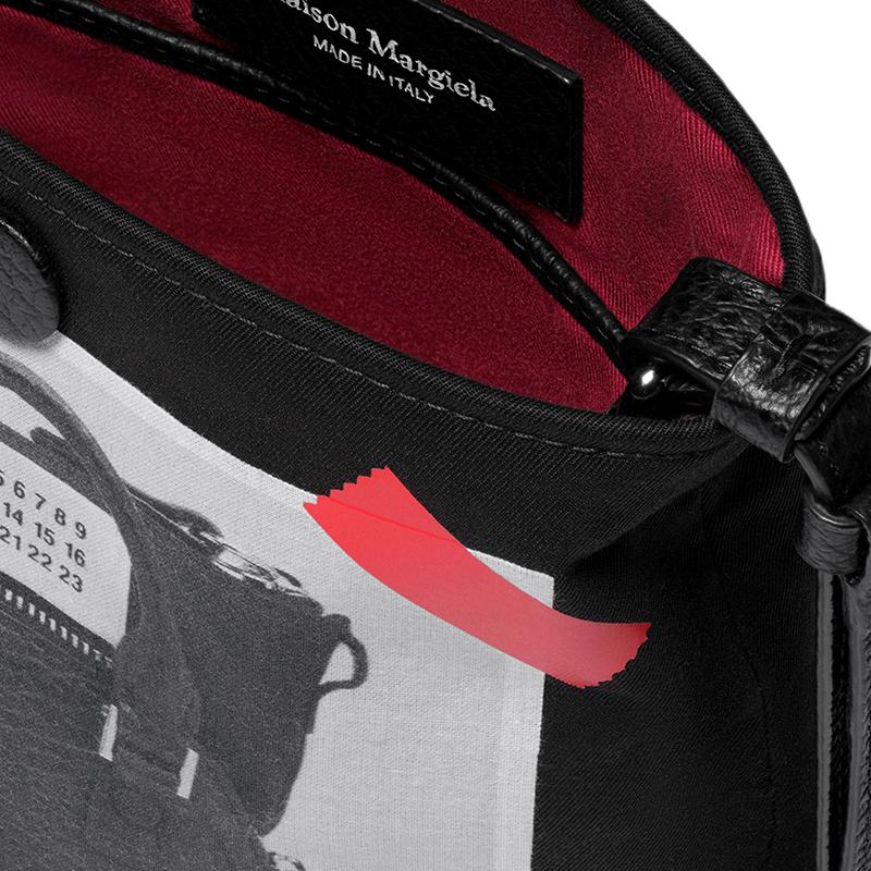 Maison Margiela 5AC Removable Adjustable Shoulder Strap Polyester Tote Shoulder Bag Women bags Black SB1WC0009P6436HA193