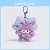 Adorable Colorful Bowknot Rabbit Fur Pom Pom Keychain Cute Cartoon Accessory For Women